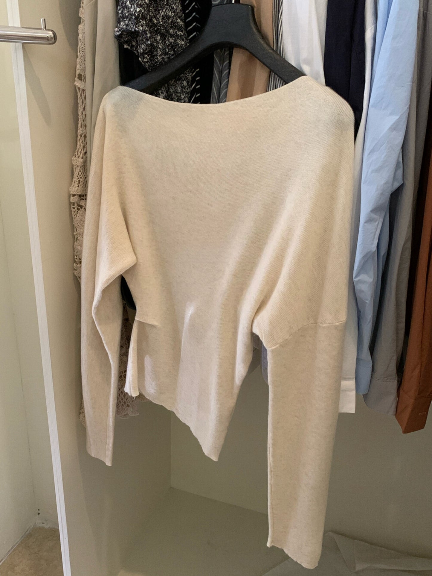 Kelly Designs multiples Colors Off-Shoulder Slim Fit Knit Top (Instock)