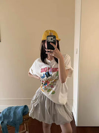 Kelly Designs Cartoons Print Tshirt (Instock)