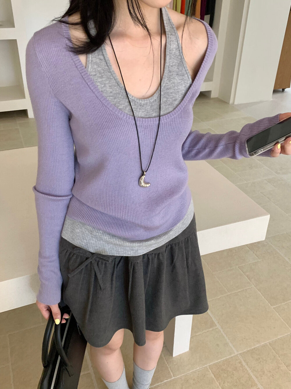 Kelly Designs 3 Colors Fake 2pcs Top (Instock)