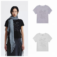 Matin Kim Glow Printing Crop Top - 3 Colors (Instock)