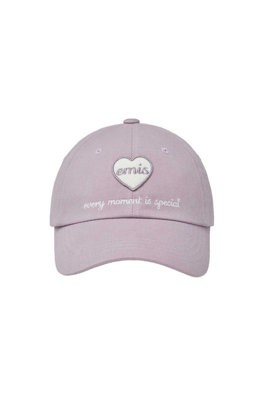 EMIS HEART WAPPEN BALL CAP-PURPLE (Preorder)
