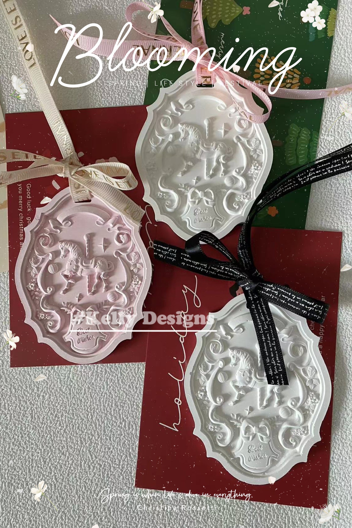 Kelly Designs Hand Make Aroma Stone Valentines Collection(Instock)