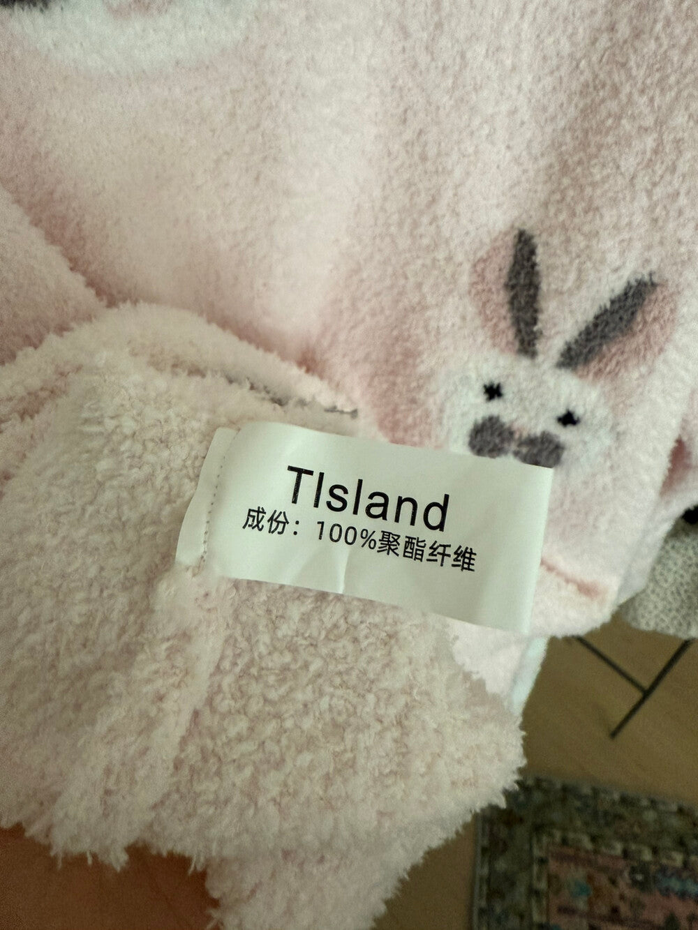 Kelly Designs Ultra-Soft Pink Bunny Fleece Pajama Set – Cozy Top & Pants (2-Piece Set) (Instock)