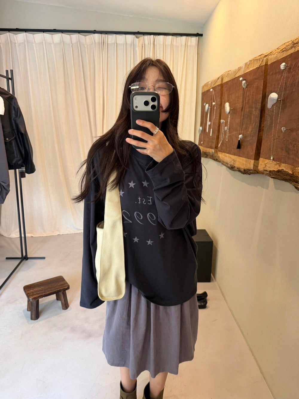 Kelly Designs Oversized Star Graphic Long Sleeve Tee (Instock)