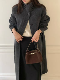 Korean APM Collection Leather Brown Bag (Instock)