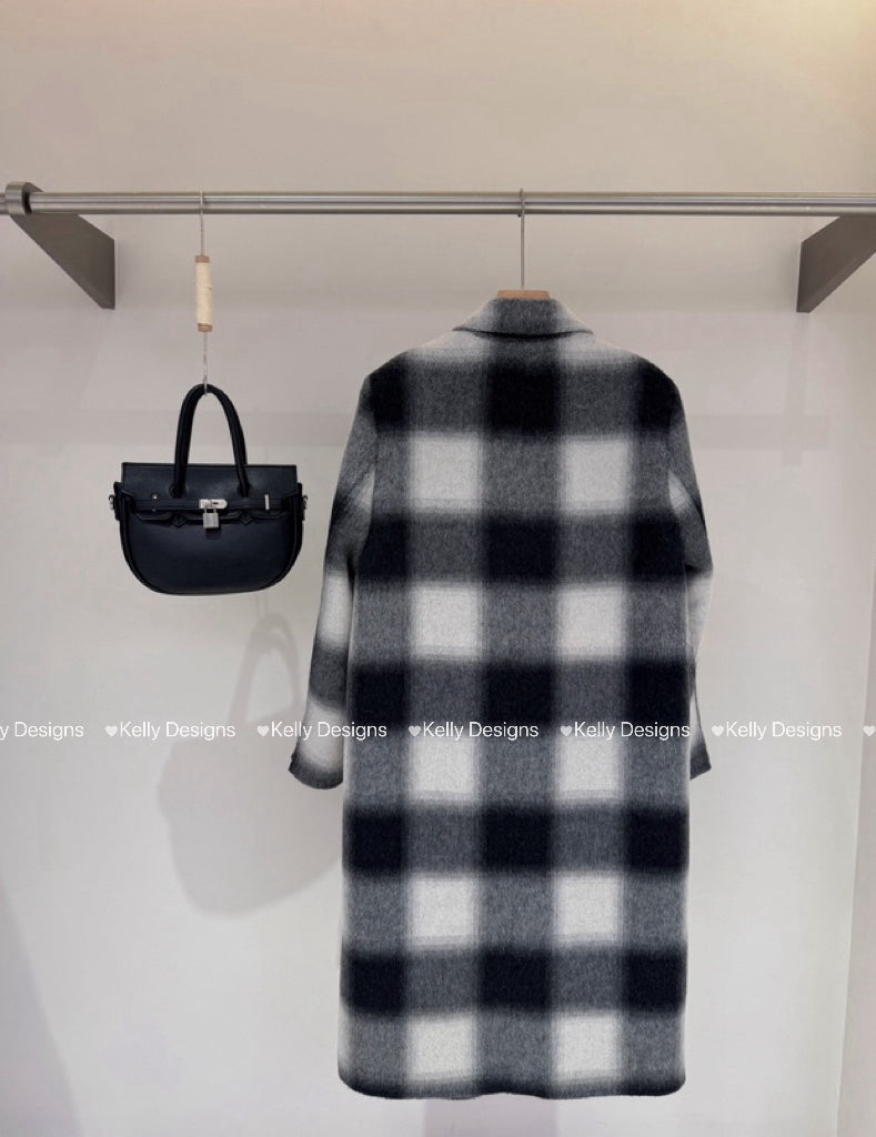 Kelly Designs Lattices Wool Coat (Instock)