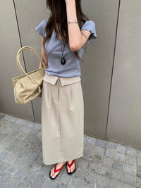 Korean APM Collection V neck Top - 3  Colors (Instock)