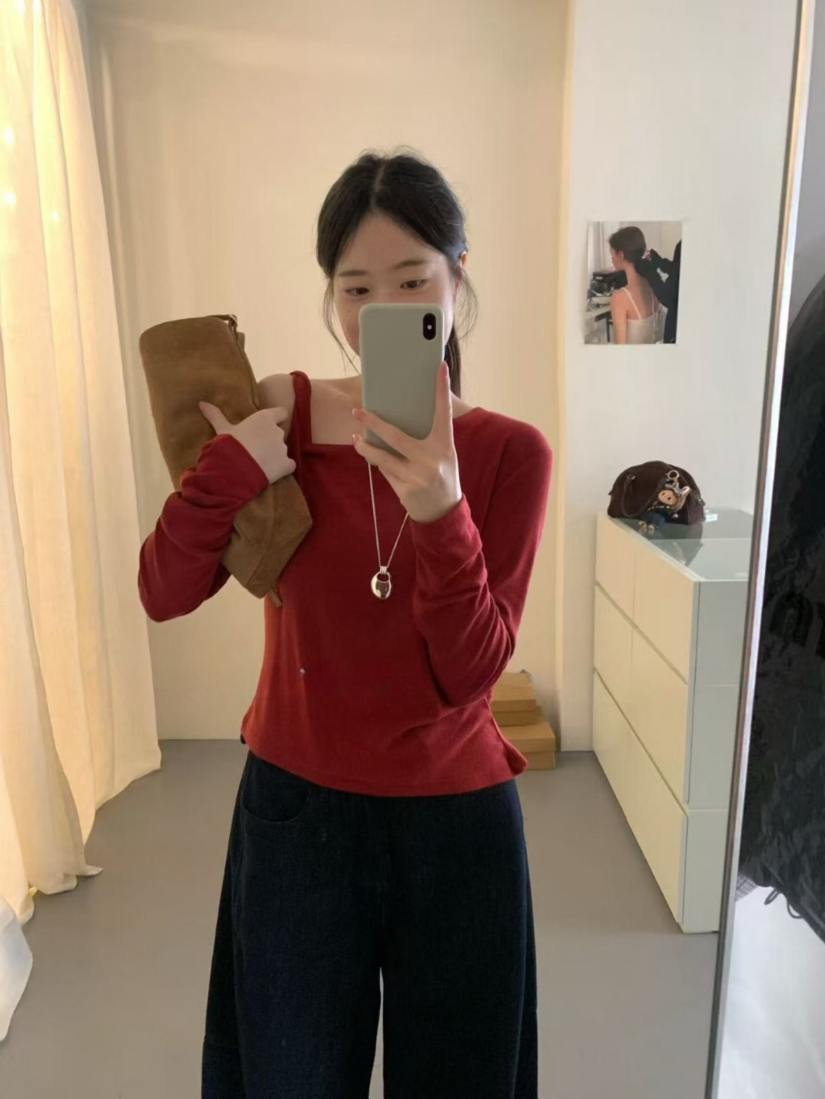 Kelly Designs Off Shoulder Red Top (Instock)