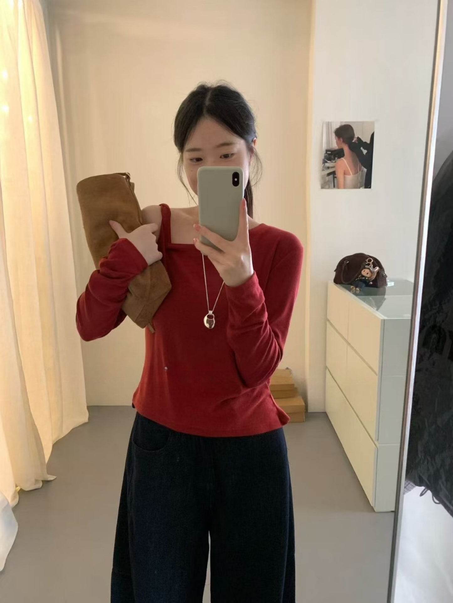 Kelly Designs Off Shoulder Red Top (Instock)