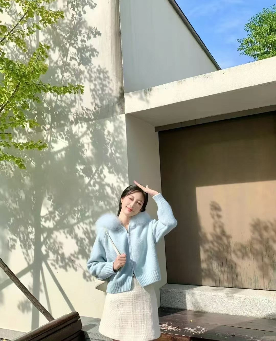 Kelly Designs 9 Colors Fox Fur Zip Up Jacket (Instock)