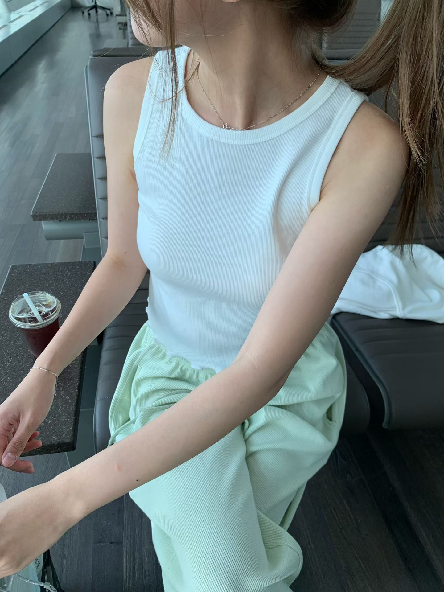 Korean APM Collection Vegetable Round Neck Tank Top - 3 Colors (Instock)