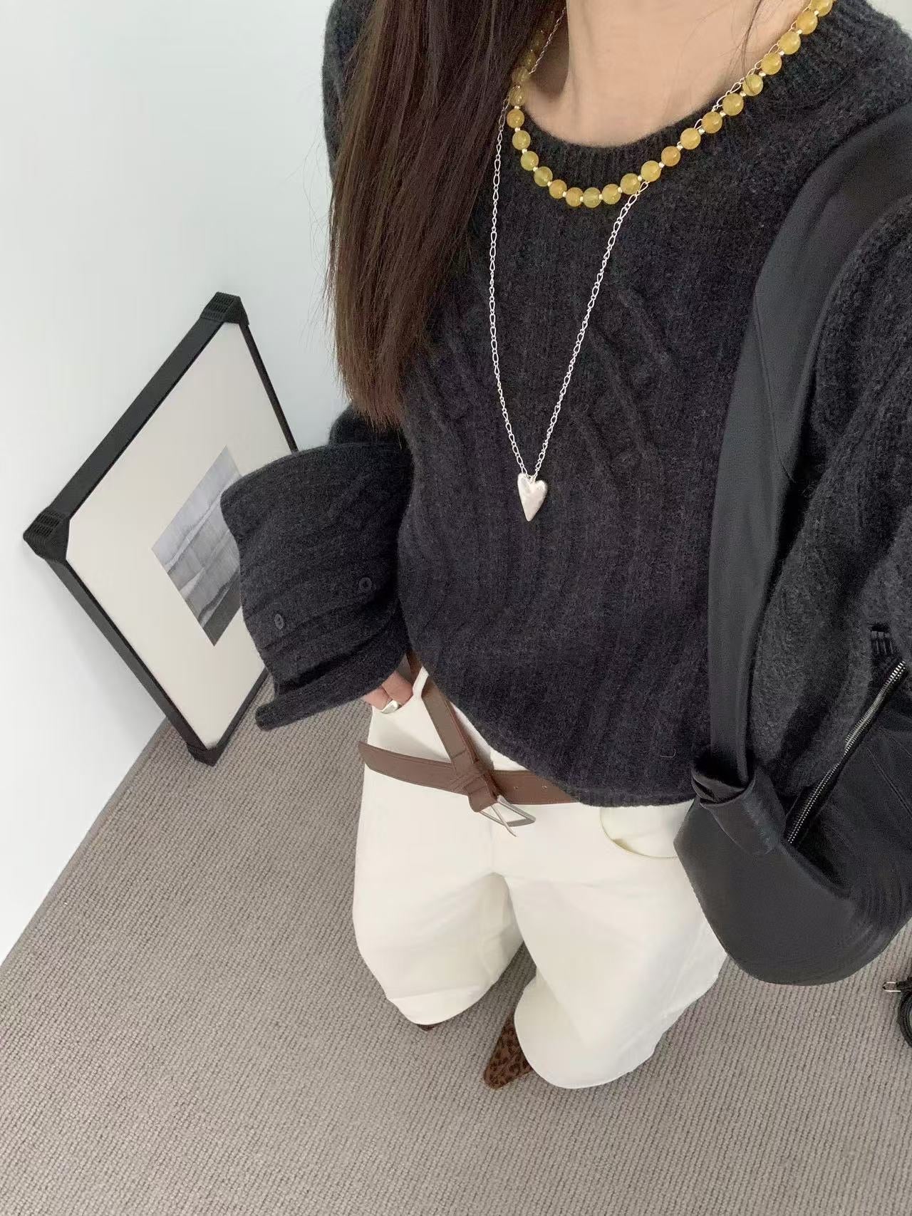 Kelly Designs Scarf&Sweatshirt Wool Set (Instock)