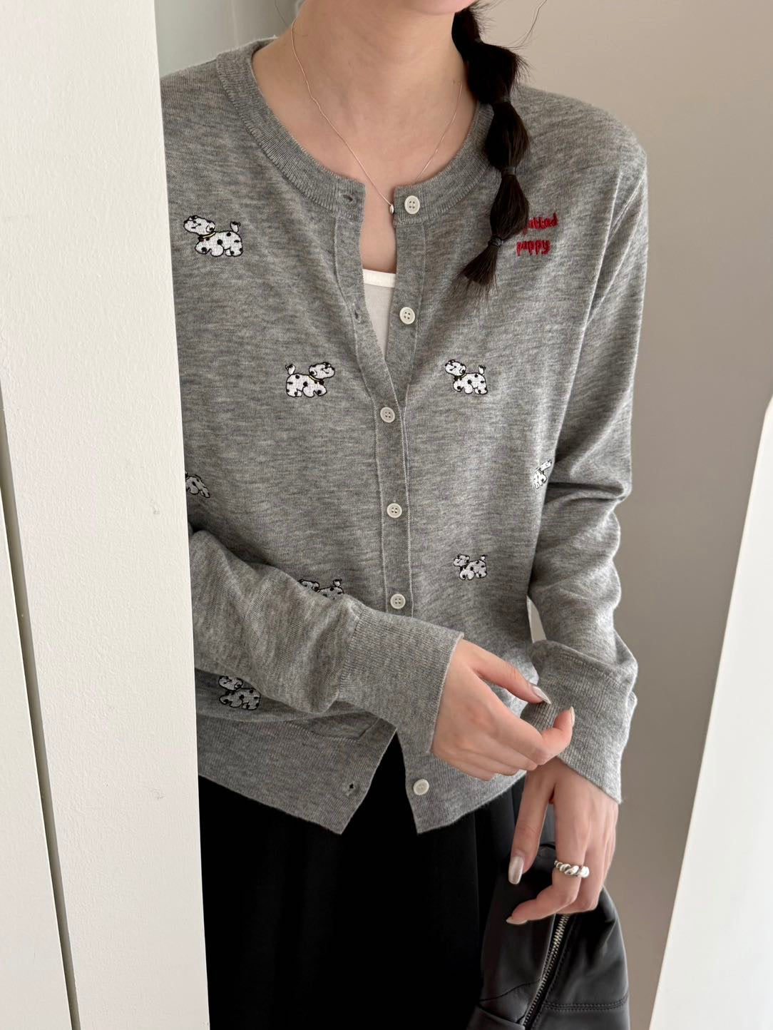 Kelly Designs Fine Wool Embroidered Cardigan - 3 Colors (Instock)