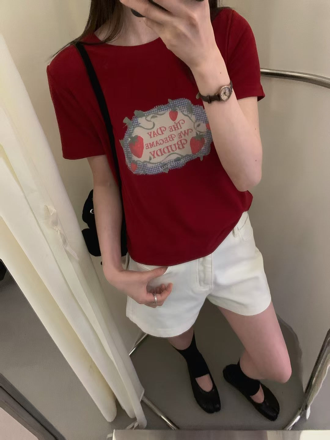Kelly Designs Strawberry Tshirt- 3 Colors (Instock)
