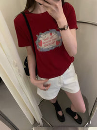 Kelly Designs Strawberry Tshirt- 3 Colors (Instock)