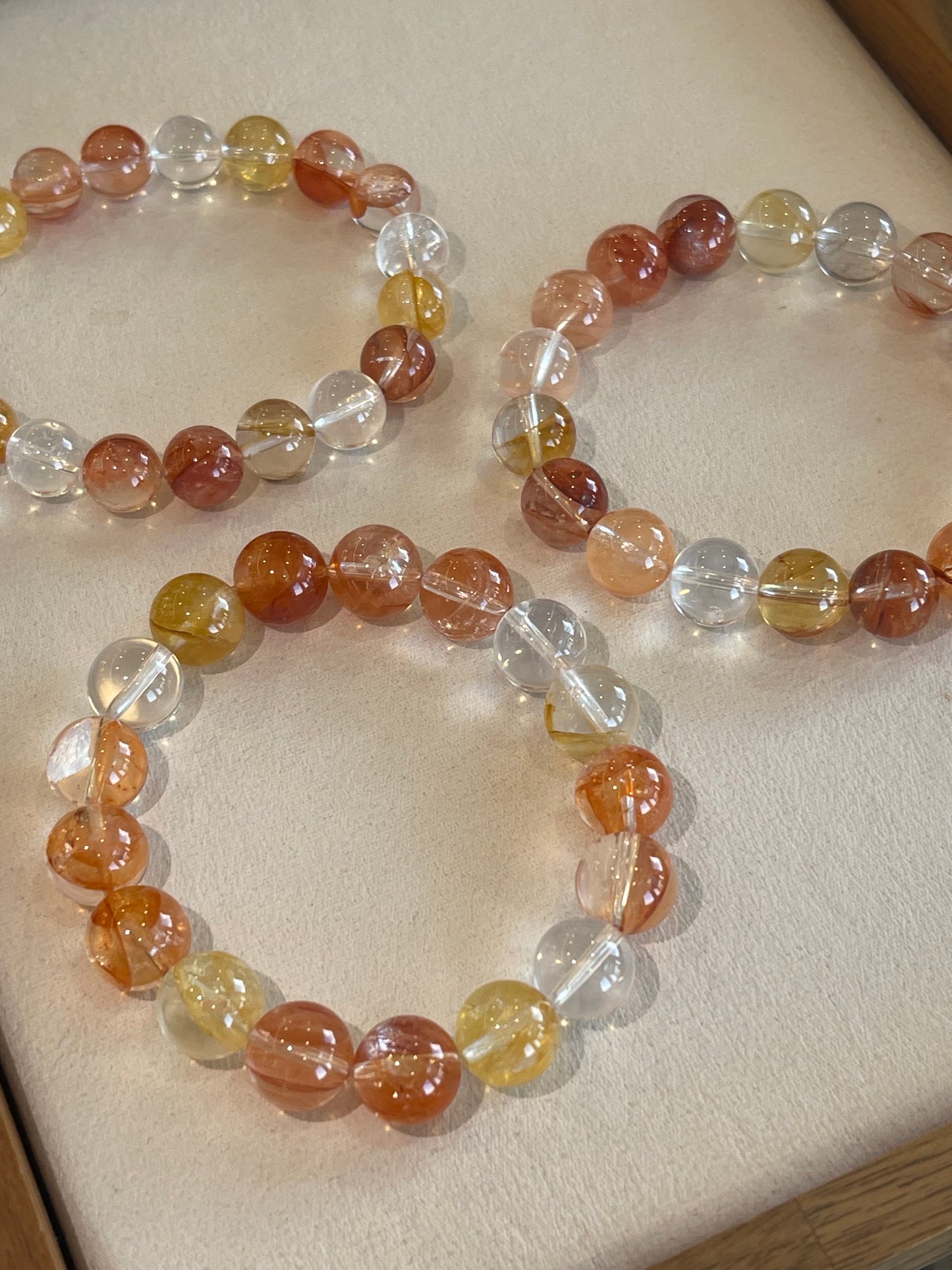 Kelly Designs Koi Gum Flower Natural Crystal (Instock)