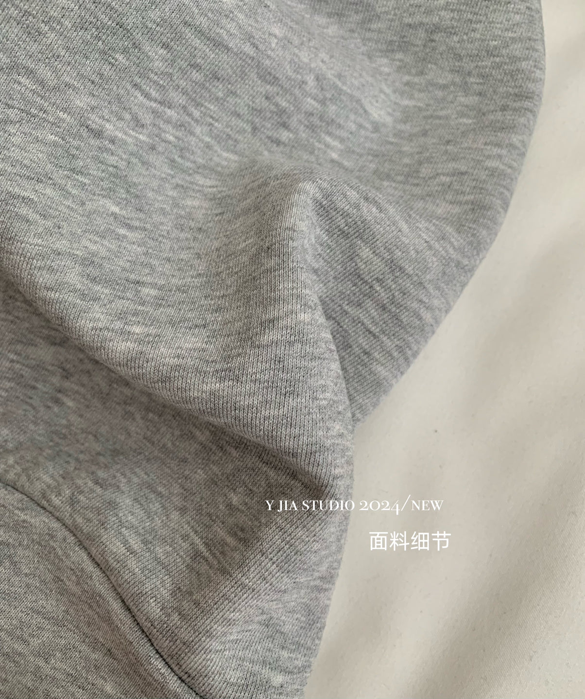 Kelly Designs Fake 2pcs Light Grey Sweatshirt (Instock)