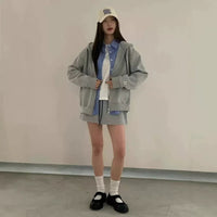 Korean APM Collection Zip Up Jacket-2 Colors (Instock)