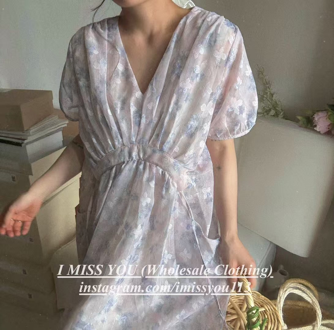 Korean APM Collection I Miss You Pink Dress (Instock)