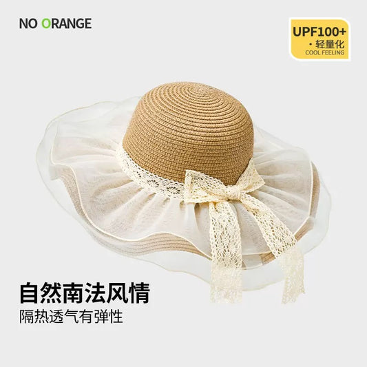 Kelly Designs Ribbon Beige Summer Hat (Instock)