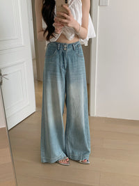 Kelly Designs Two Buttons Four Season Jeans(Instock)