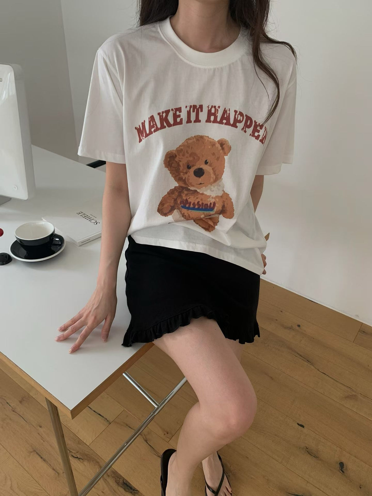 Korean APM Collection Bear Tshirt - 3 Colors (Instock)