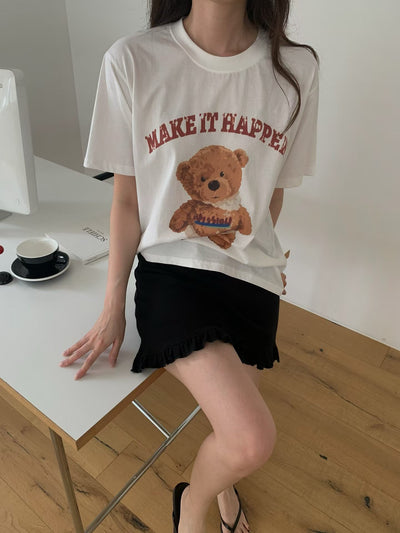 Korean APM Collection Bear Tshirt - 3 Colors (Instock)