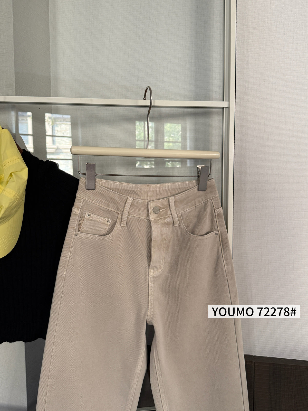 Kelly Designs Soft Beige Jeans(Instock)