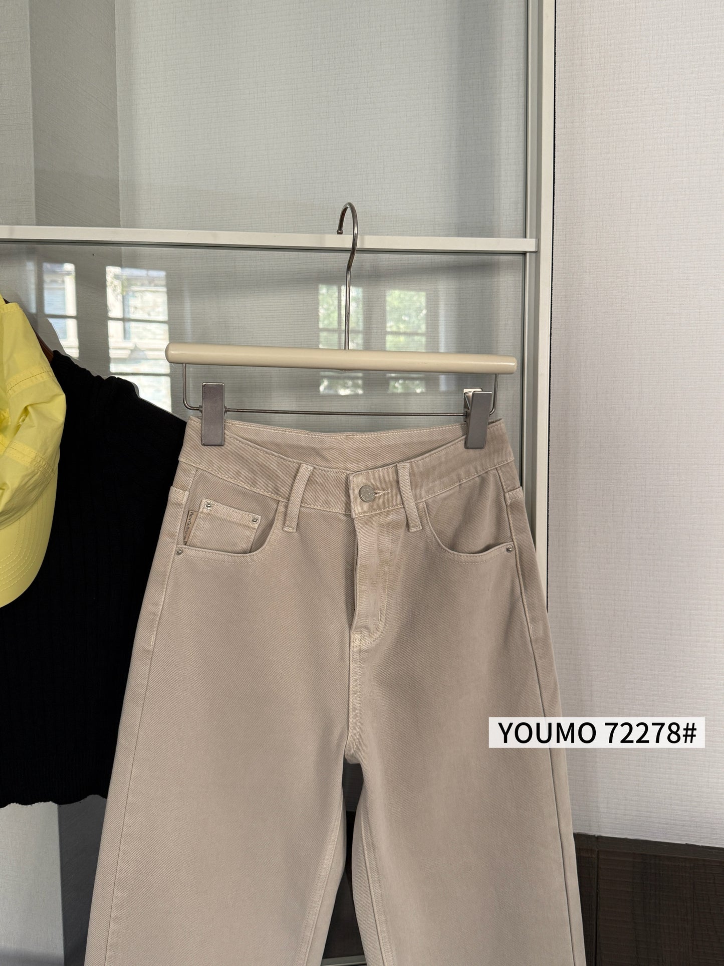 Kelly Designs Soft Beige Jeans(Instock)