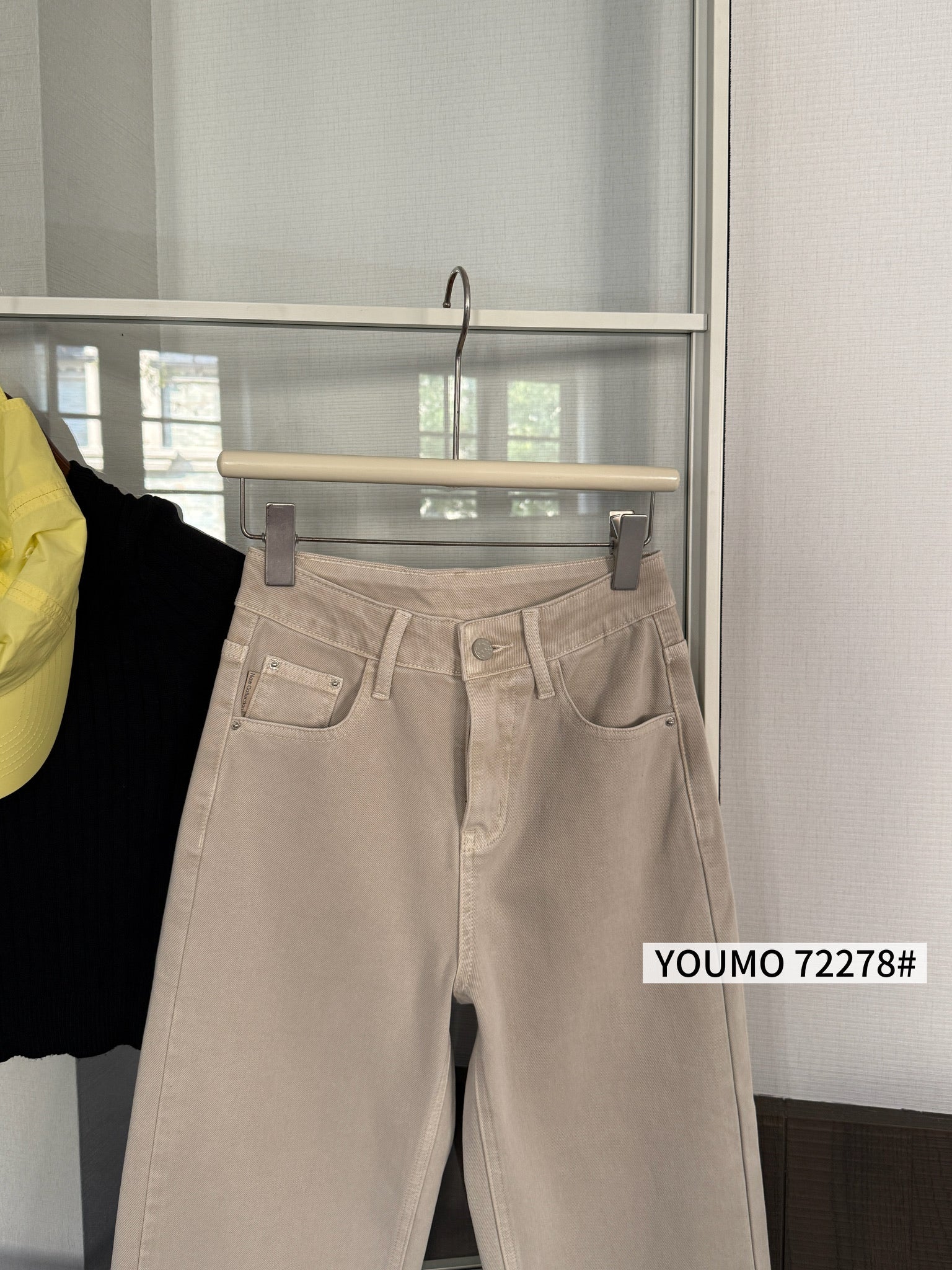 Kelly Designs Soft Beige Jeans(Instock)