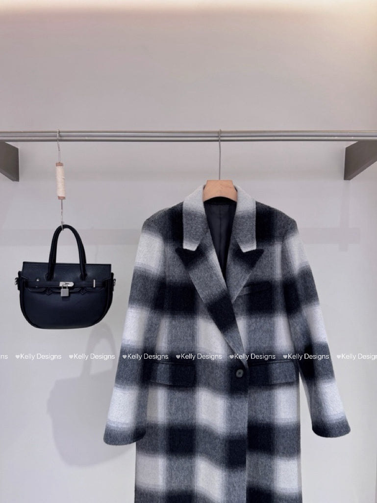 Kelly Designs Lattices Wool Coat (Instock)