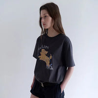 Rolarola Puppy Friends T-Shirt Charcoal (Instock)