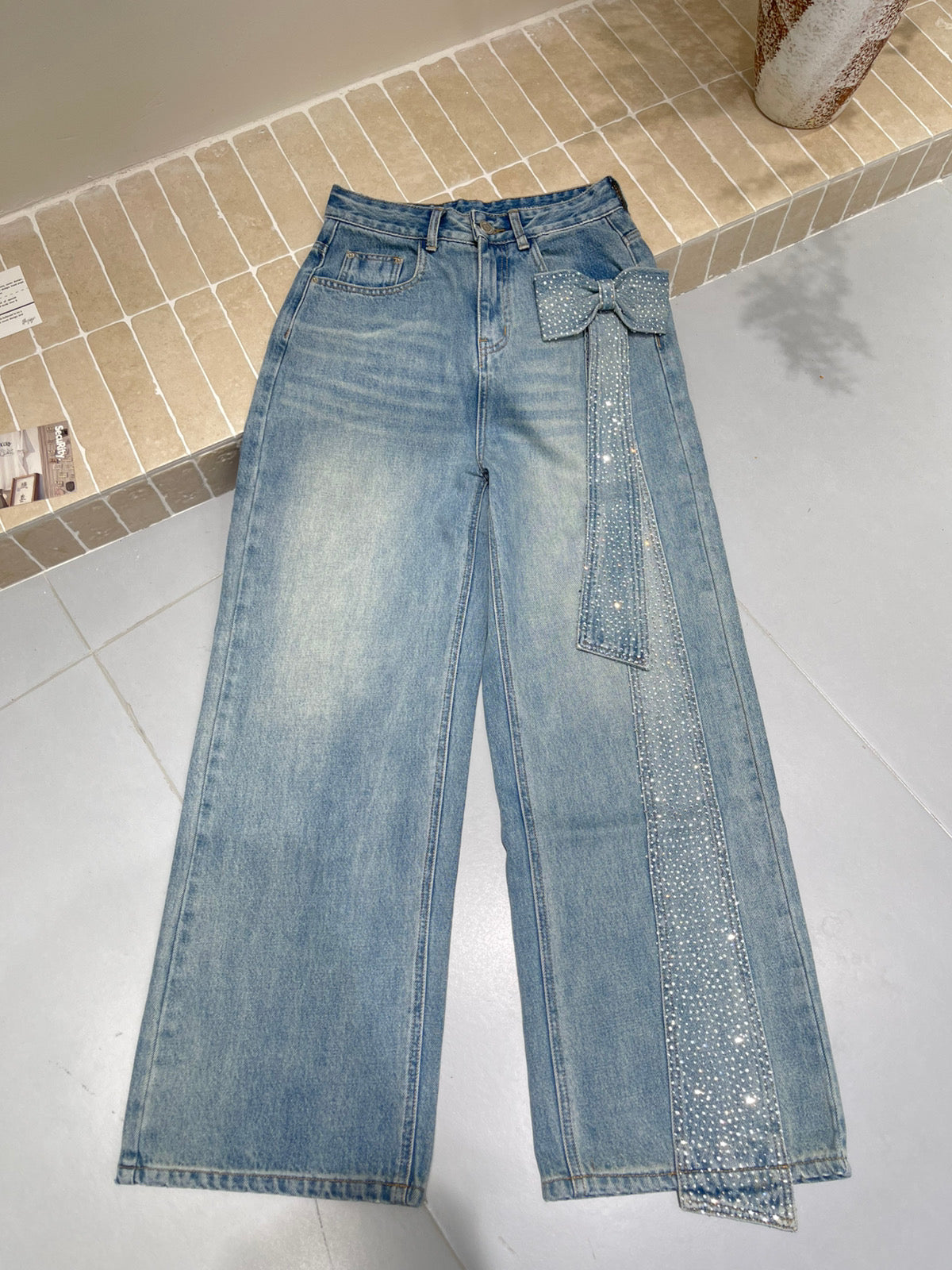 Kelly Designs Side Ribbons Four Season Jeans(Instock)