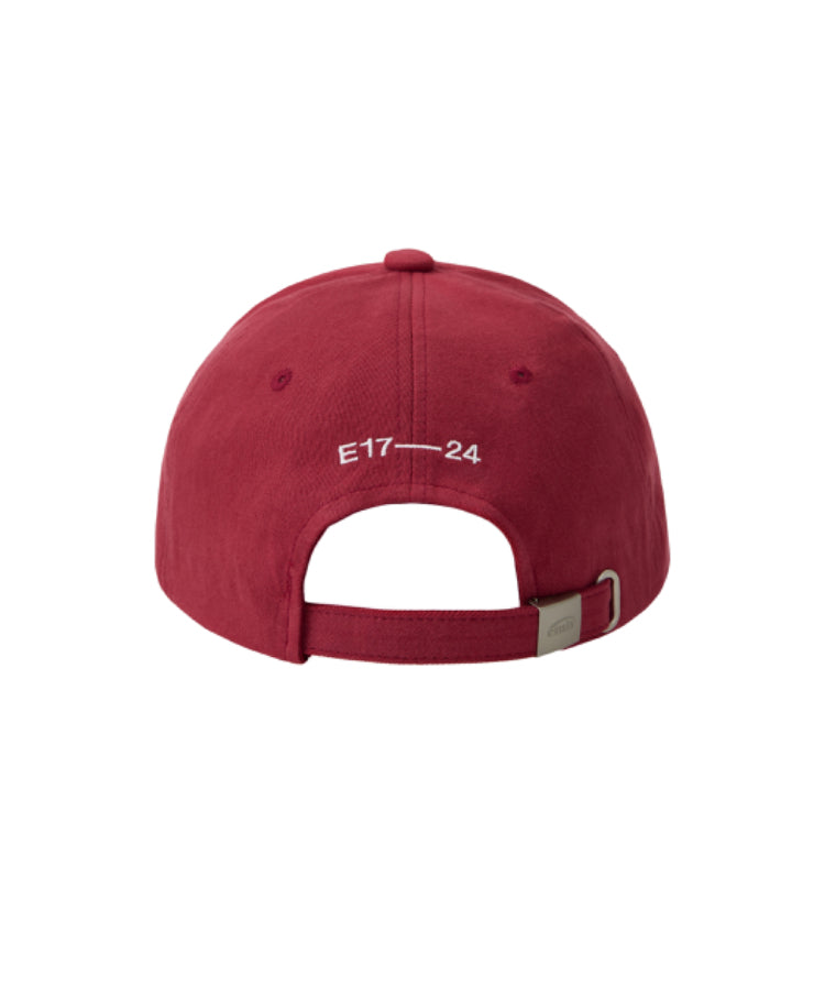 EMIS APPLIQUE BALL CAP-RED (Preorder）