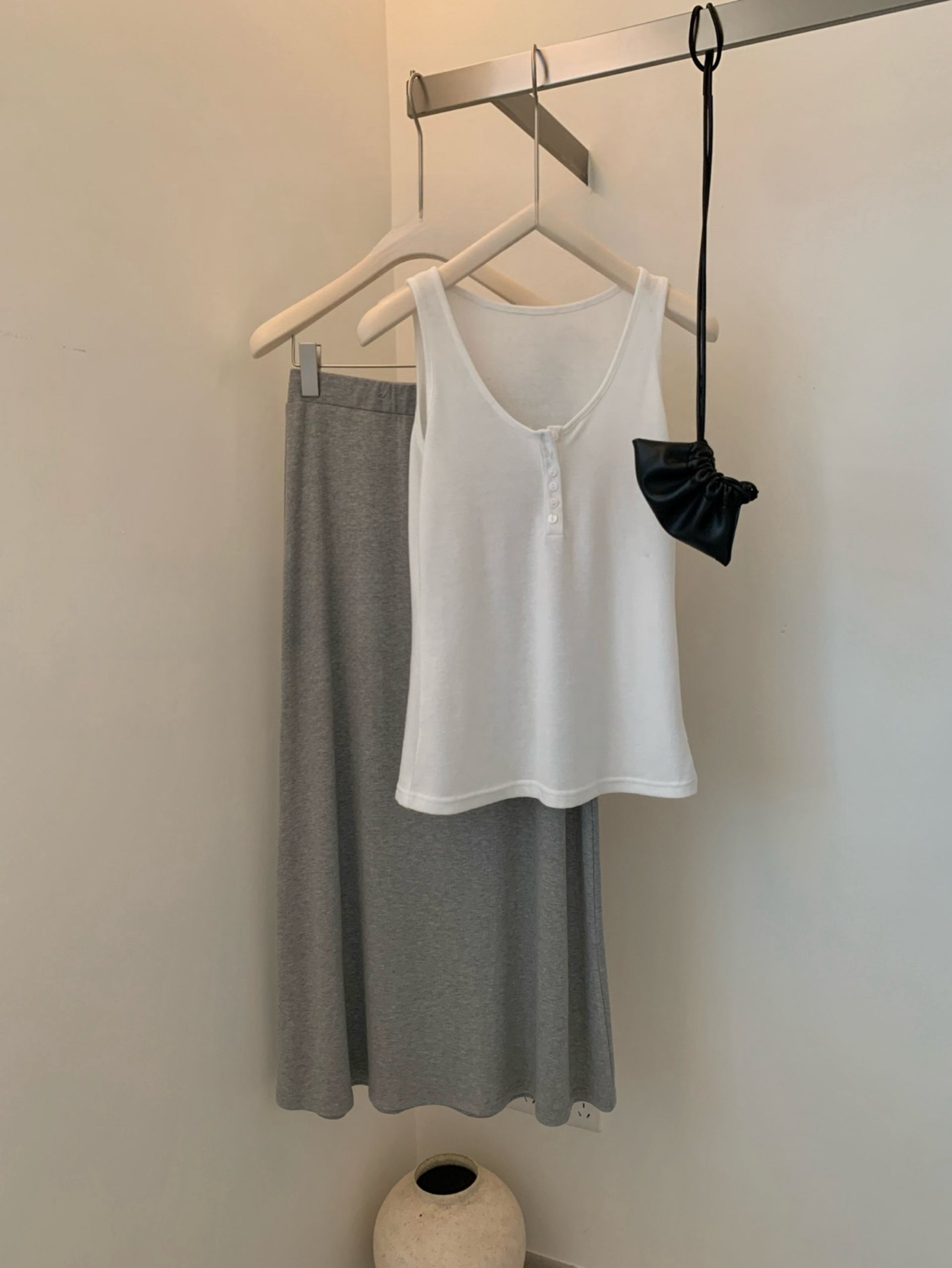 Kelly Designs 3-Piece Casual Set –Jacket,  Cami Tank Top, & Long Skirt (Instock)
