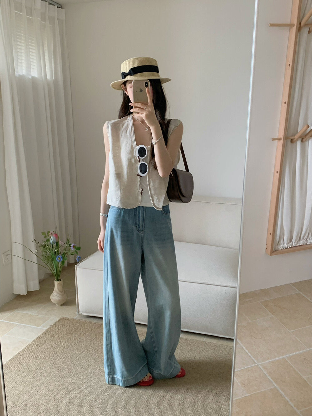 Kelly Designs Two Buttons Four Season Jeans(Instock)