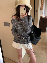 Kelly Designs Lightweight Hollow Knit Sweater – 4 Colors (Instock)