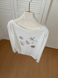 Kelly Designs Ocean Sun Cover Long Sleeves Top (Instock)