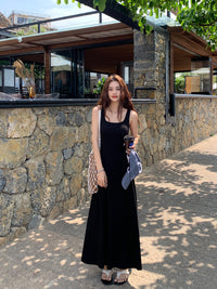 Kelly Designs U Neck Long Dress-3 Colors (Instock)