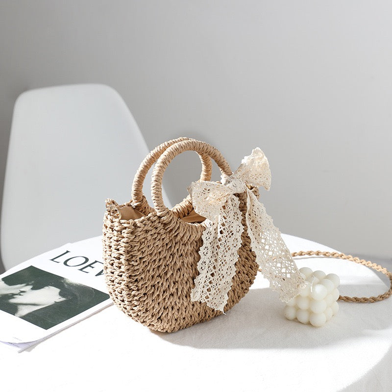 Kelly Designs Ribbon Summer Bag - 2 Colors (Instock)