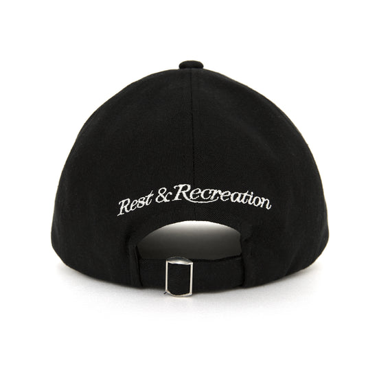 Rest&Recreation RR LOGO BALL CAP - BLACK (Preorder)