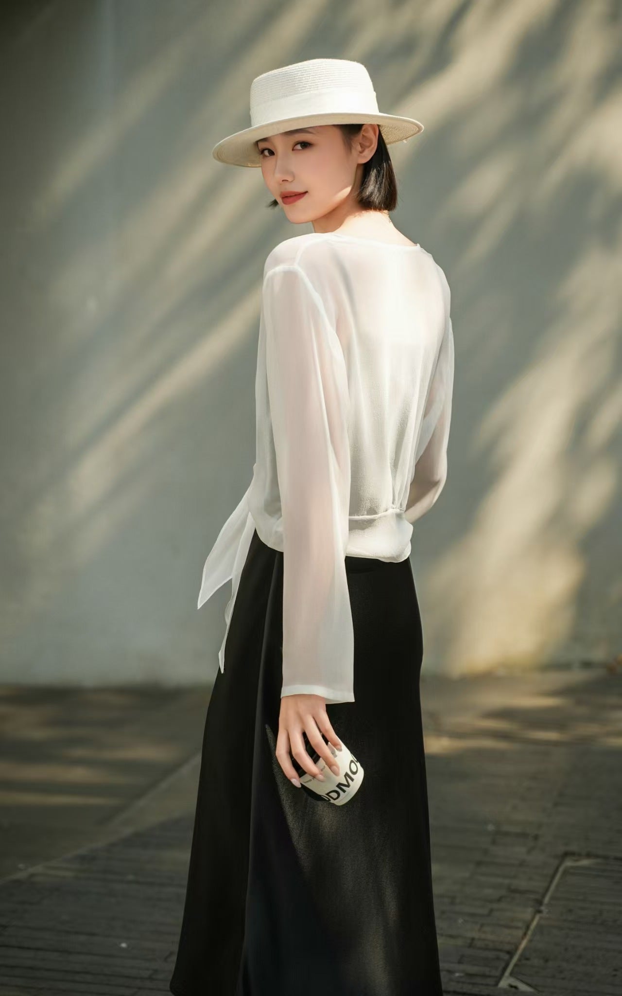 Kelly Designs Mulberry Silk Sheer Tie-Front Cardigan – Lightweight Sun Protection Cover-Up (Instock)