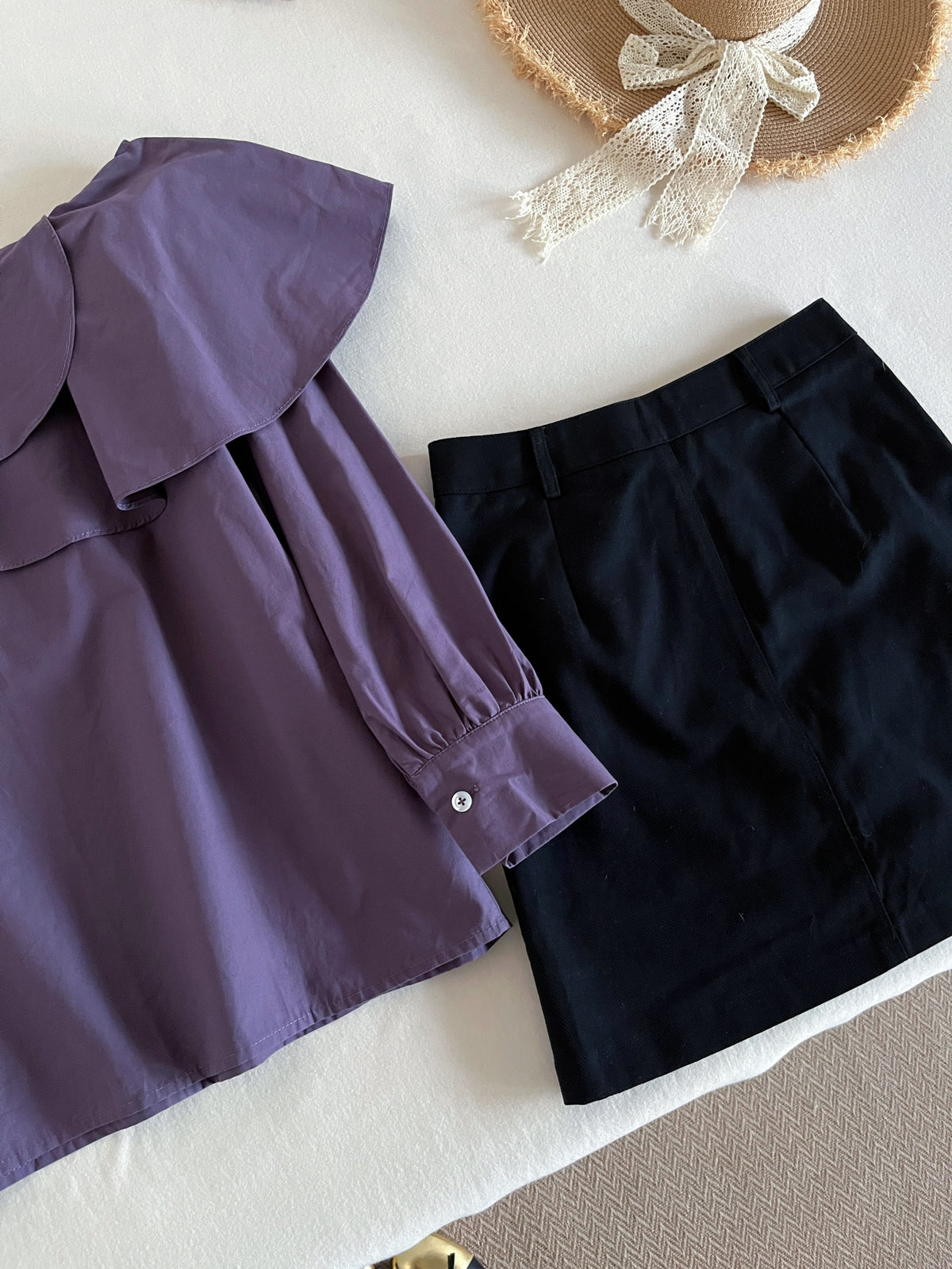 Kelly Designs Off Shoulder Purple Blouse (Instock)