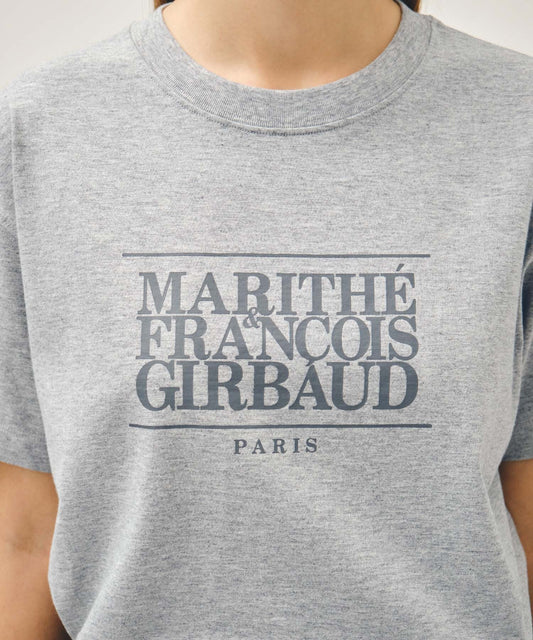 Marithe CLASSIC LOGO TEE heather gray (Instock)