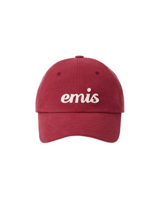 EMIS APPLIQUE BALL CAP-RED (Instock)