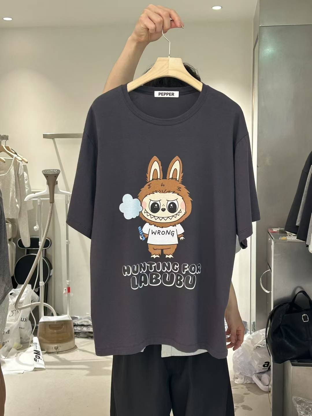 Korean APM Collection Labubu Graphic T-Shirt (Instock)