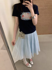 Kelly Designs Strawberry Tshirt- 3 Colors (Instock)