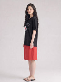 Korean APM Collection Hand Made Puppy Black Tshirt (Instock)