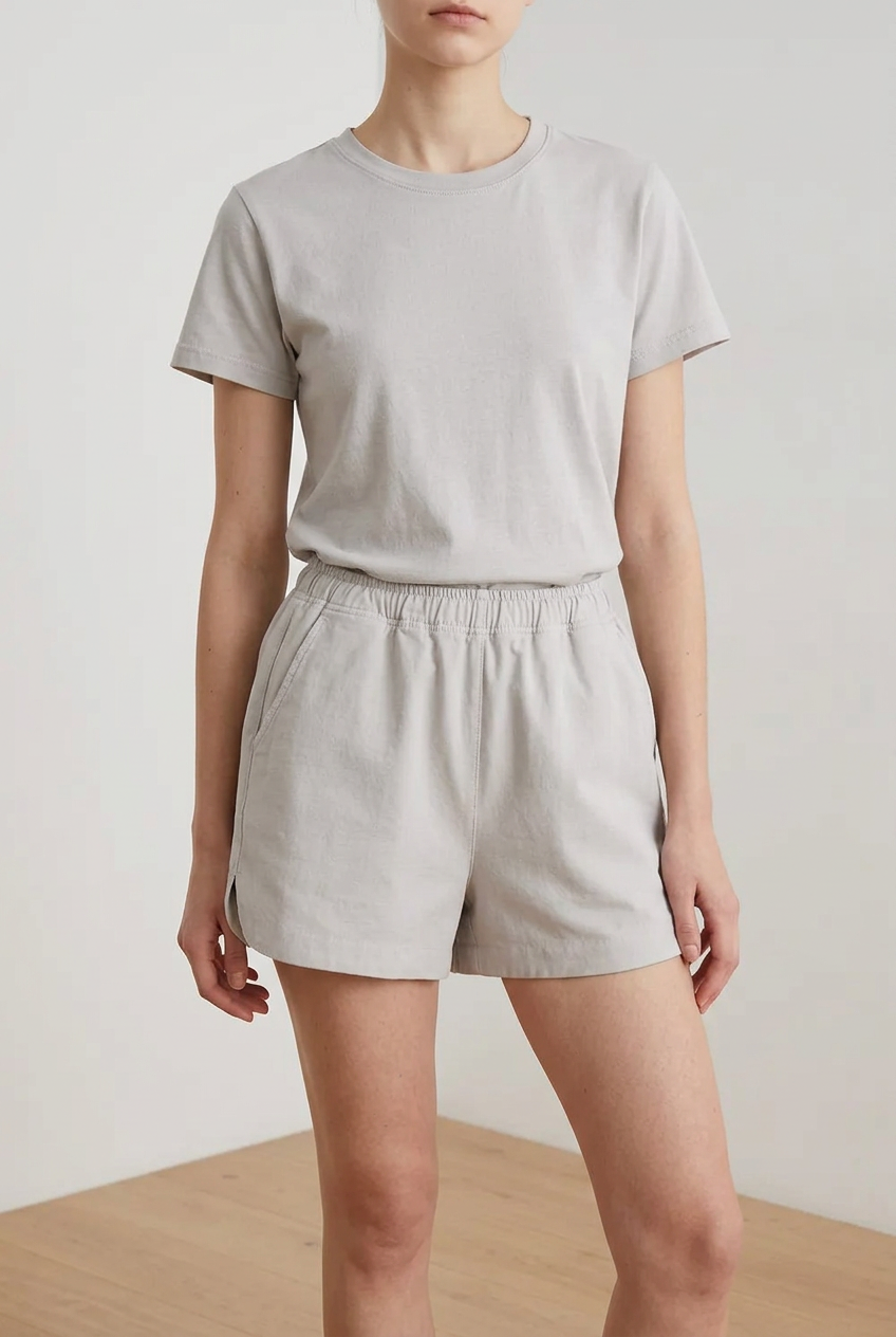 Korean APM Collection Light Khaki Shorts (Instock)
