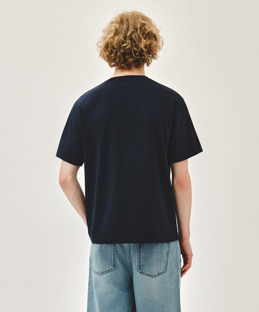 Marithe AEROCOOL SMALL CLASSIC LOGO TEE Navy (Instock)